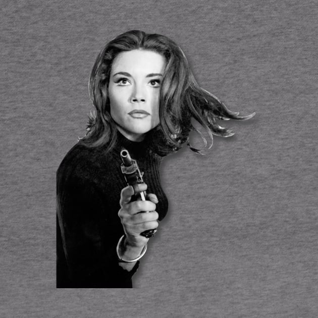 Emma Peel Retro 70s 80s 90s ,TV Series by Den Tbd